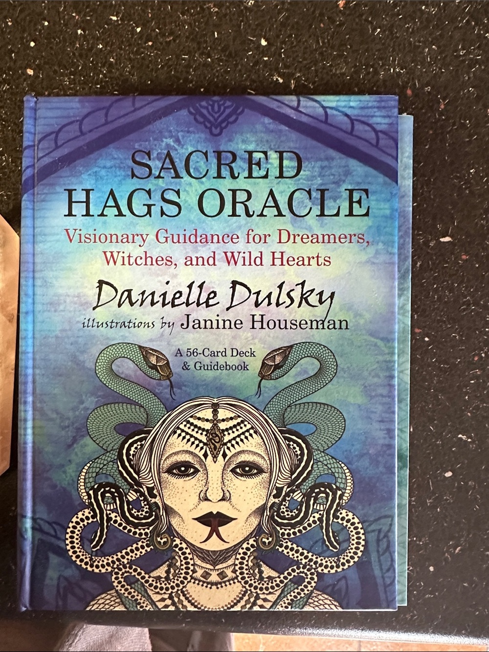 Sacred Hags Oracle Deck by Danielle Dulsky - Blue Green Artwork